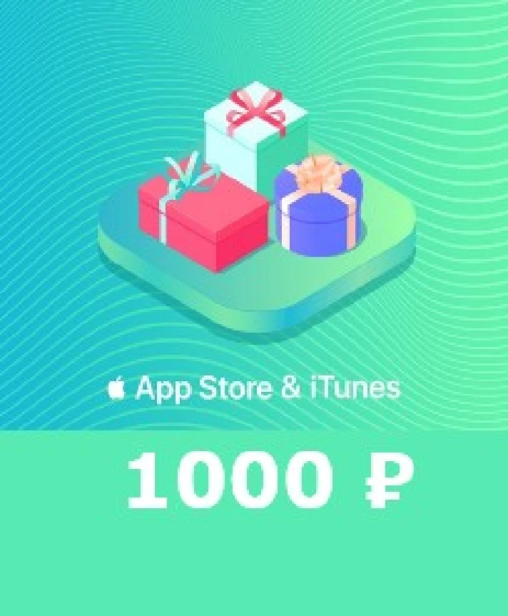 1000 RUR App Store iTunes Electronic Certificate ₽