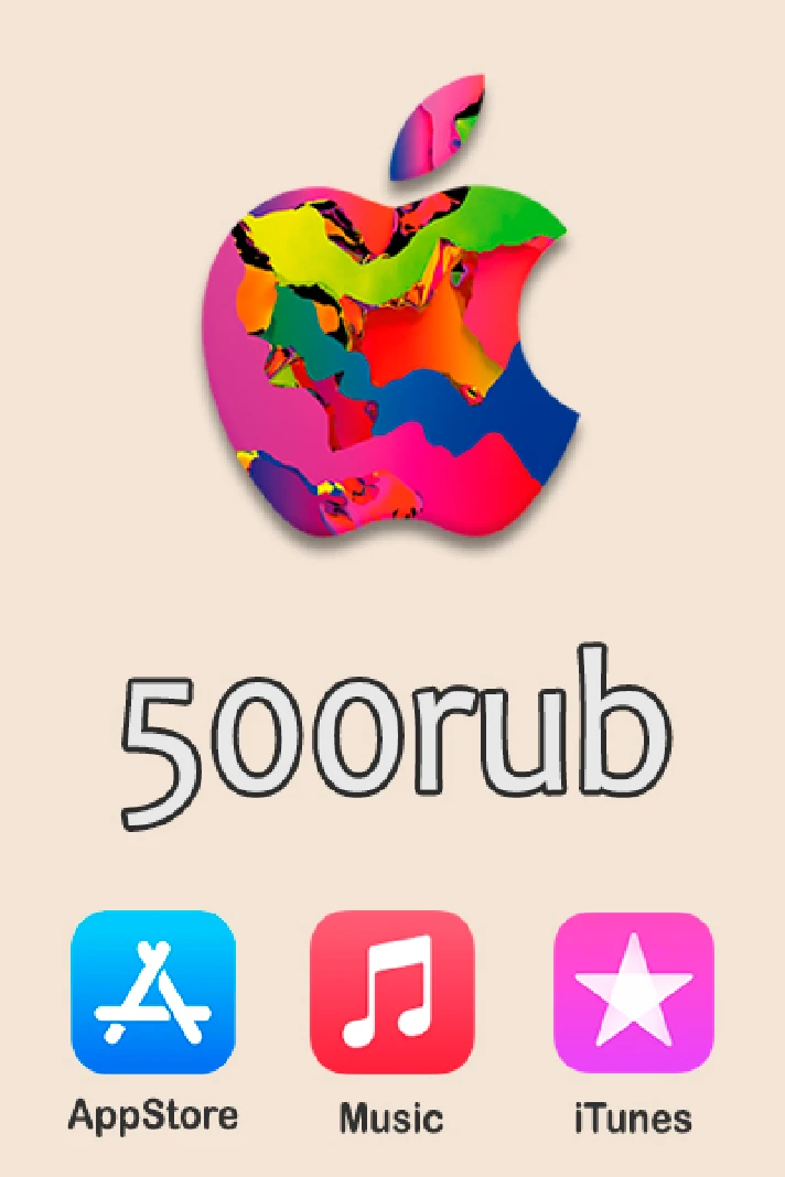 🍏 iTunes Apple App Store Gift Card 500 Rubles ( RU )🎁