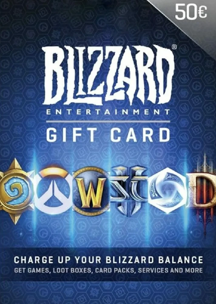 🔥Blizzard gift card 20-50 EURO🔥