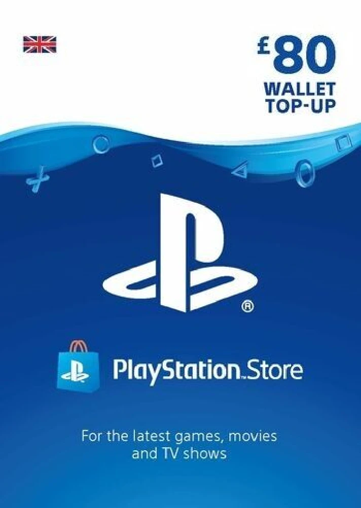 🎁 PSN UK gift card for 80 GBP (UK) 🔥