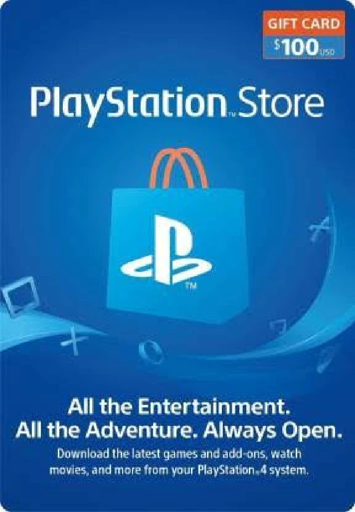 PlayStation 🎁 Gift-Card USA 🇺🇸 100$ 💳 0´ fee´s