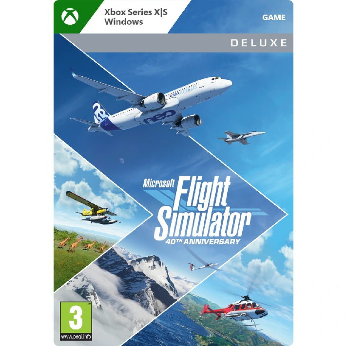 MICROSOFT FLIGHT SIMULATOR DELUXE 40TH ANNIVERSARY✅XBOX