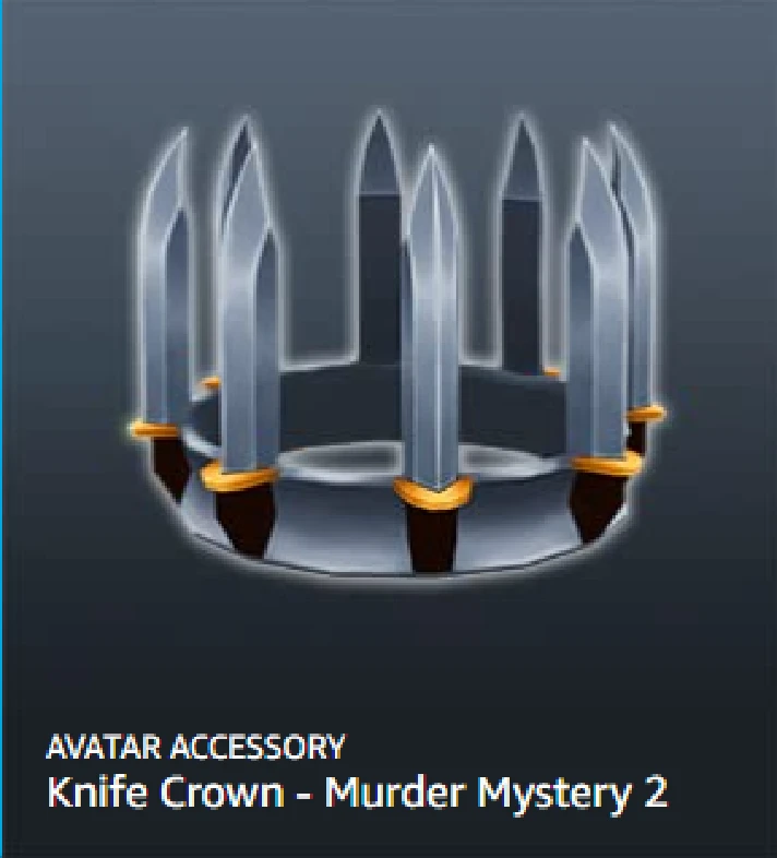 KEY💎Knife Crown - Murder Mystery 2💎