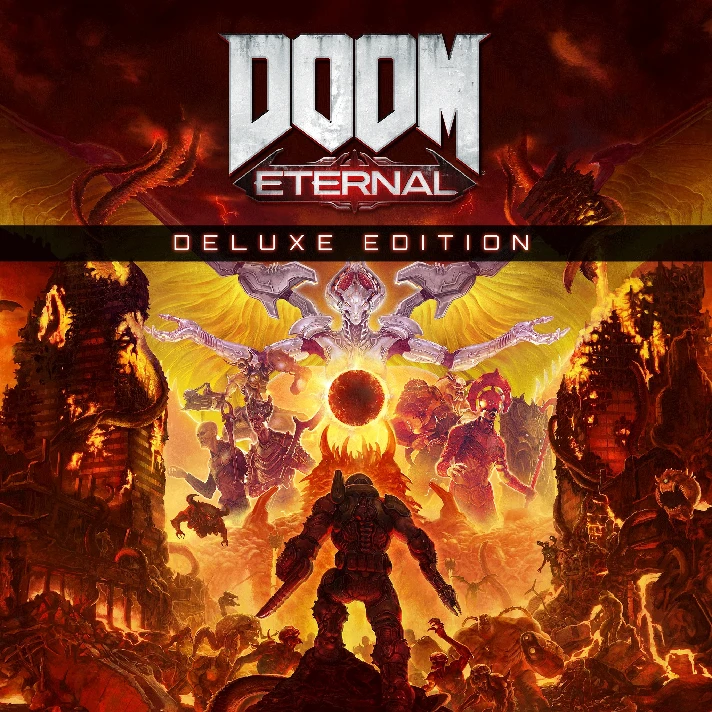 ⭐️ DOOM Eternal Deluxe Edition [Steam/Global][Cashback]