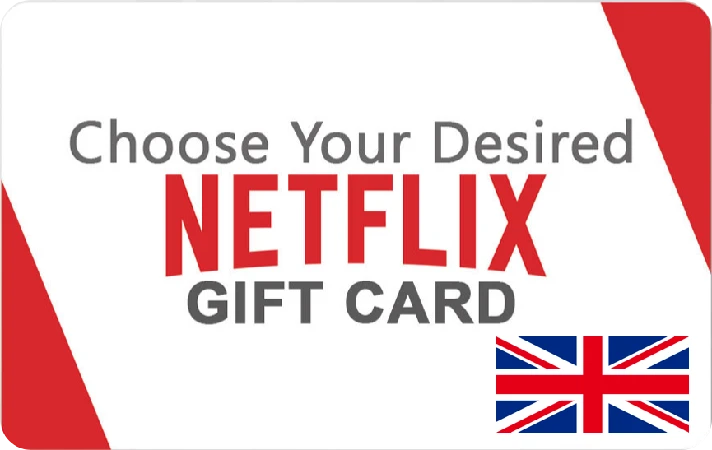 ⭐️ ALL GIFT CARD⭐ 🇬🇧 Netflix 15-200 GBP - (UK) 🔑