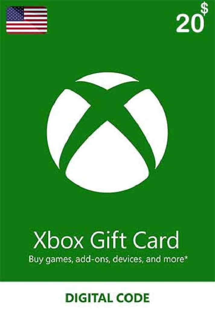 ✅ Xbox live 🔥 Gift Card $20 - 🇺🇸 (USA Region) 💳 0 %