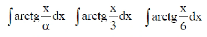 Solved integral of the form ∫arctg(x/α)dx