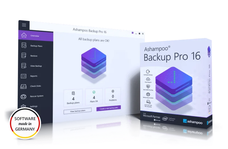  Ashampoo Backup Pro 16 | Пожизненная лицензия, ключ