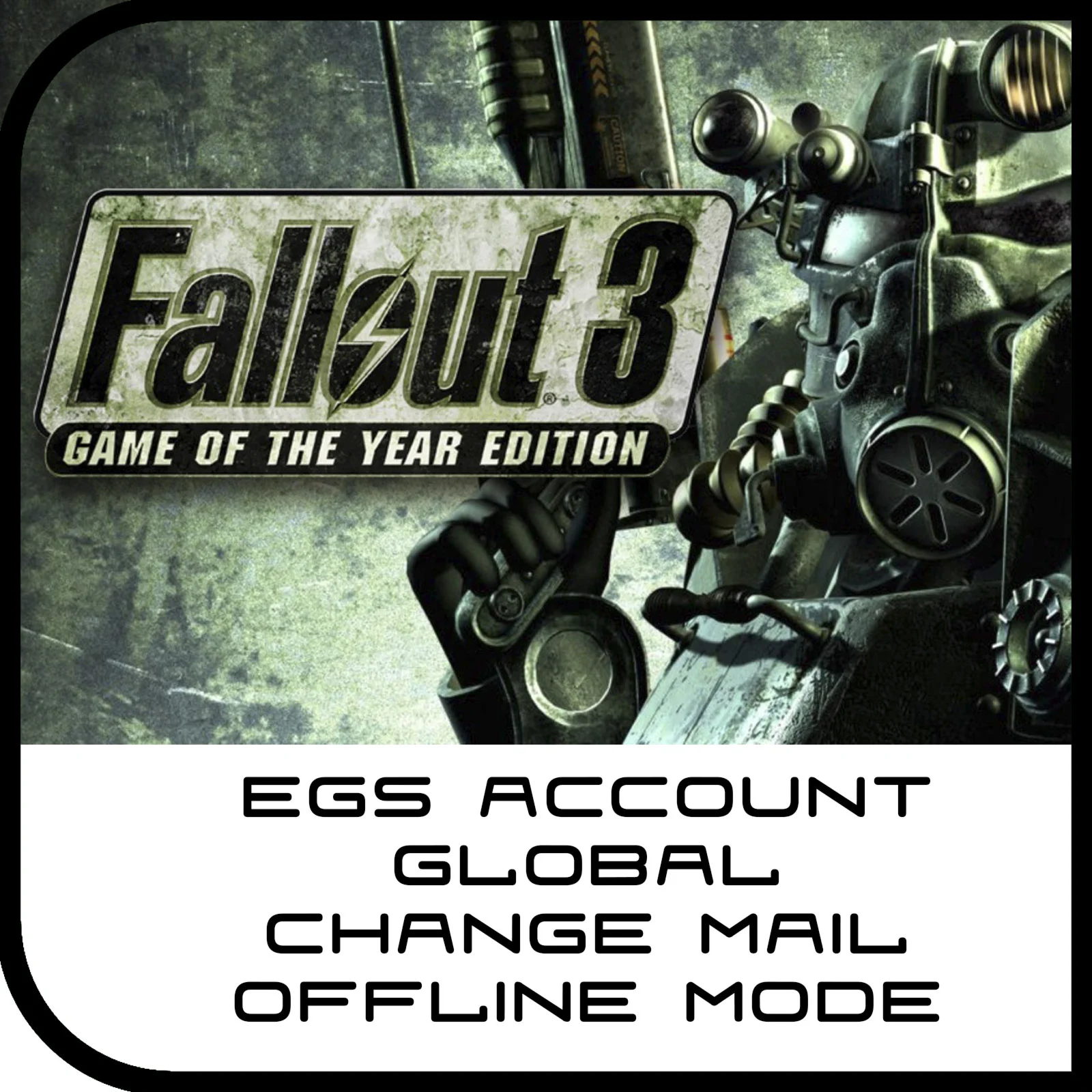 Fallout 3: GOTYРодная почта️EGS