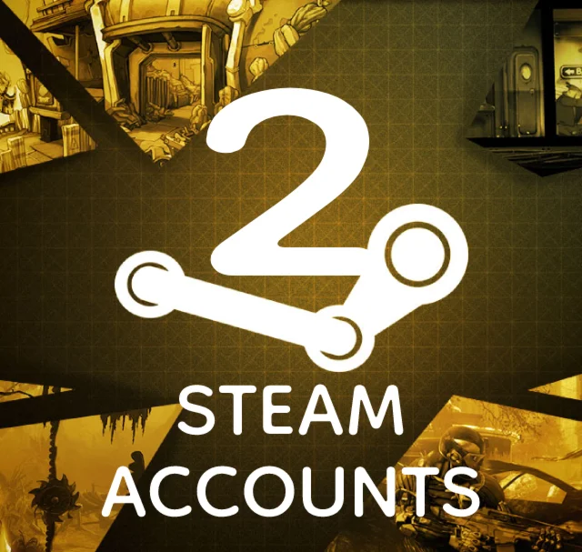  2 СТИМ АККАУНТА ПО ЦЕНЕ 1 ️  ЭКОНОМИЯ ️️️