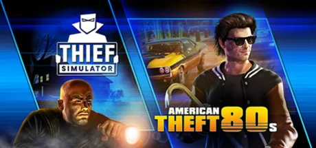 ⭐️ Thief Simulator + American Theft 80s +25 Games STEAM