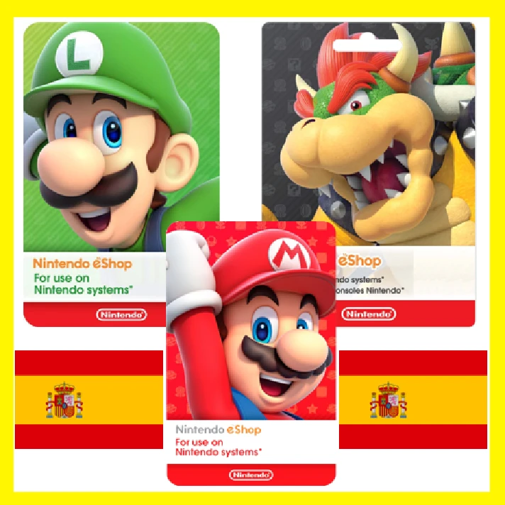 ⭐️ALL GIFT CARD⭐🇪🇸Nintendo eShop Gift Card 15-150 EUR