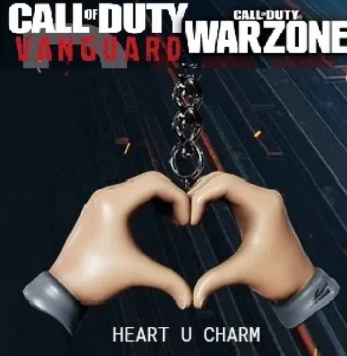 Call of Duty Weapon Charm HEART U CHARM KEY IN-GAME