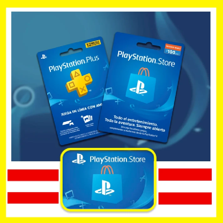 ⭐️Gift CARDS⭐🇦🇹 PSN 20-300 EURO (Austria) PSN Austria