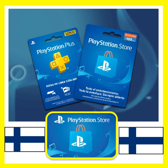 ⭐️Gift CARDS⭐🇫🇮 PSN 20-300 EURO (Finland) PSN Finland