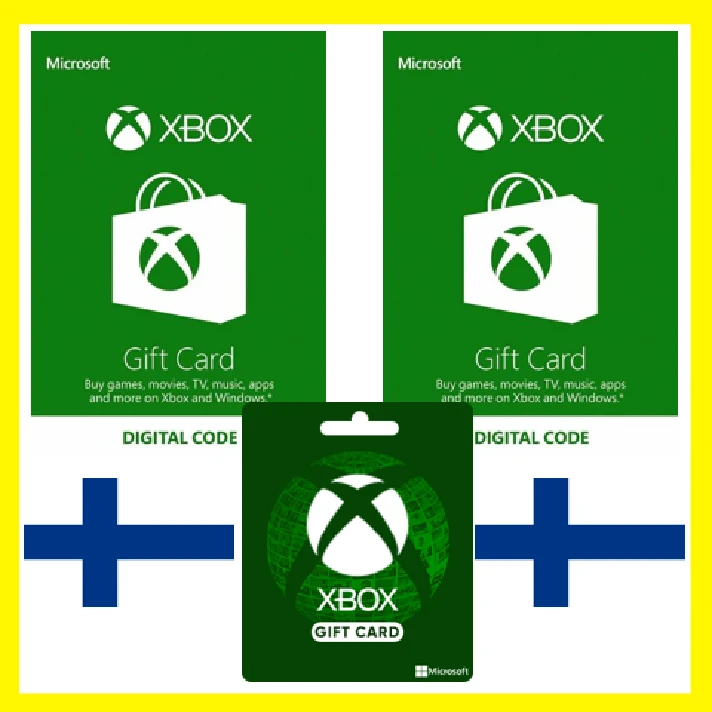 ⭐️GIFT CARD⭐🇫🇮Xbox Live Gift Card 5-200 EUR (Finland)