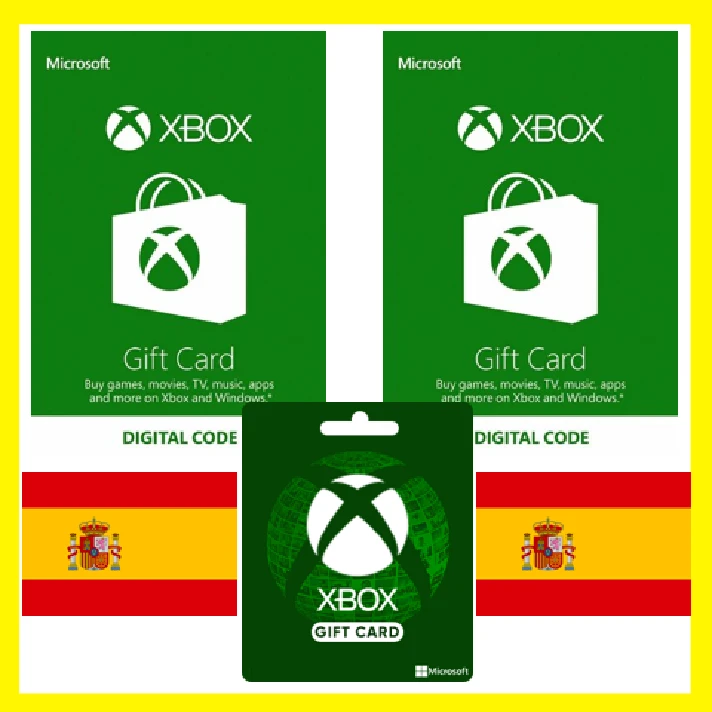 ⭐️GIFT CARD⭐🇪🇸 Xbox Live Gift Card 5-200 EUR (Spain)