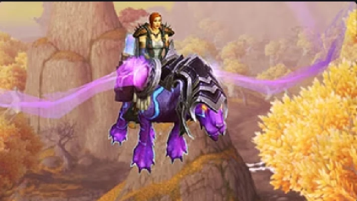 WoW In-game Mount: Mystic Runesaber [US]