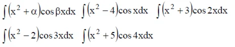 Решенный интеграл вида ∫(x^2+α)cosβxdx