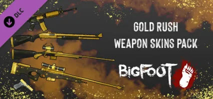 BIGFOOT - WEAPON SKINS "Gold Rush" 💎 DLC STEAM GIFT RU