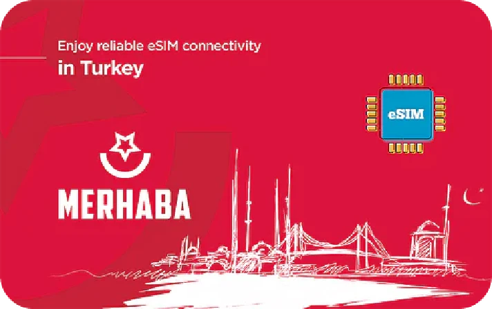 🔥 eSim - Turkey 🔴 Turkish sim card with internet