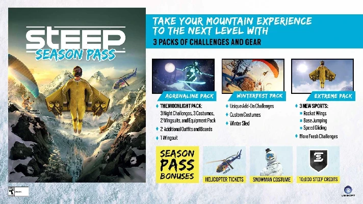 Steep - Season Pass UBI KEY REGION EU