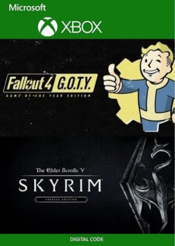 SKYRIM ANNIVERSARY+FALLOUT 4 GOTY BUNDLE ✅XBOX KEY🔑