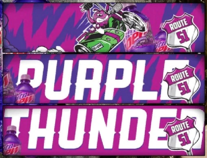 🔑Purple Thunder Animated Card - COD Modern Warfare 2🎁