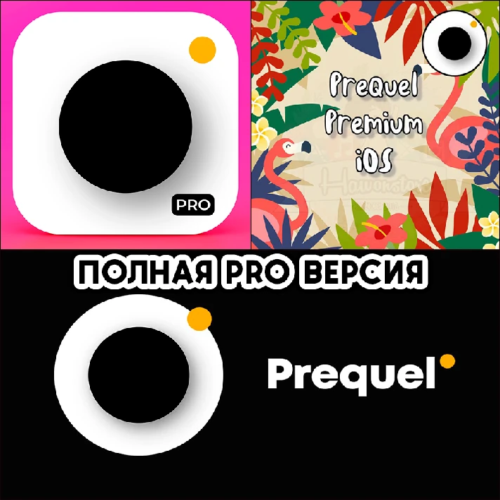 📷Prequel Photo & Video Editor PRO AppStore iPhone iPad