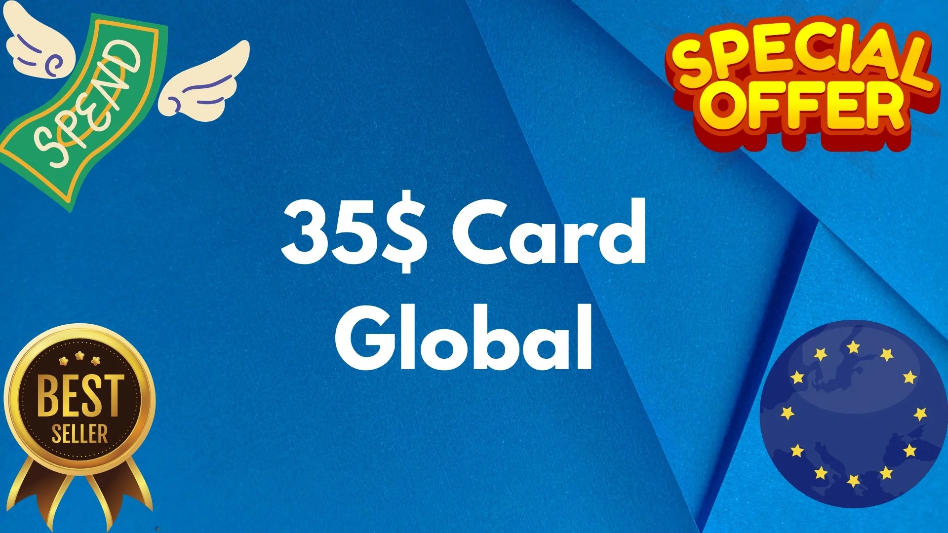 💵35$ Card Global🌎All Services/Subscriptions/Others✅