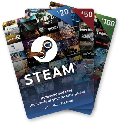 🔥 STEAM WALLET 5-100 USD