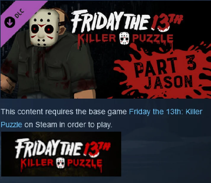 Friday the 13th: Killer Puzzle Skin Pack DLC ✅Steam Key