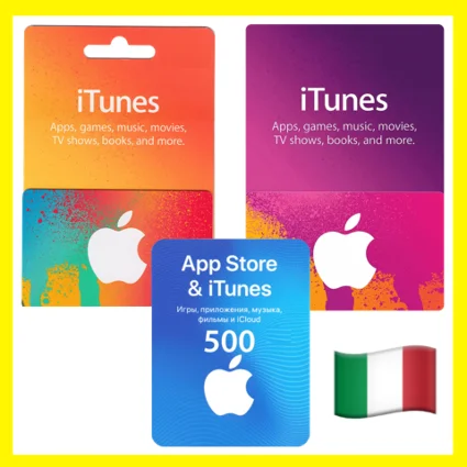 ⭐ 🇮🇹 App Store/iTunes Подарочная карта Италия / Italy