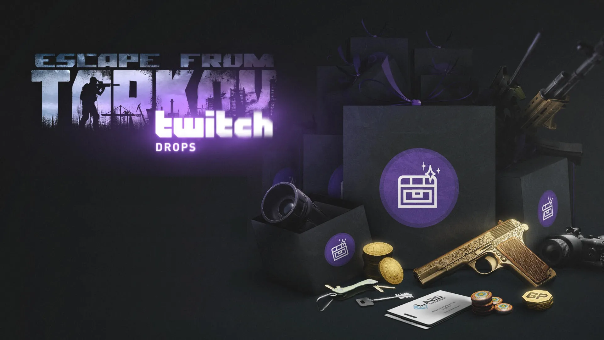ESCAPE FROM TARKOV | TWITCH ДРОПСЫ | 77 КЕЙСОВ