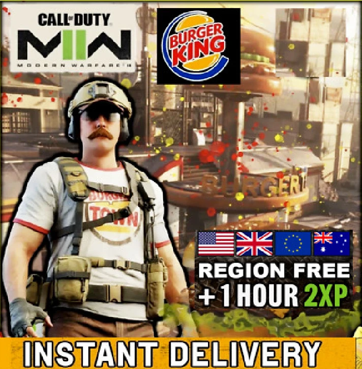 🍔 COD Modern Warfare 2 - Burger Town Operator Skin 🍔