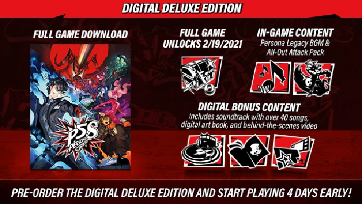 🔥Persona 5 Strikers Digital Deluxe Edition Steam Key🎁