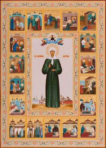 Матрона Московская, блаж_009(71х100см)