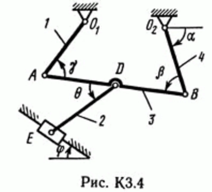 Решение контрольной К3 рис 4 усл 1 (вариант 41) Тарг 89