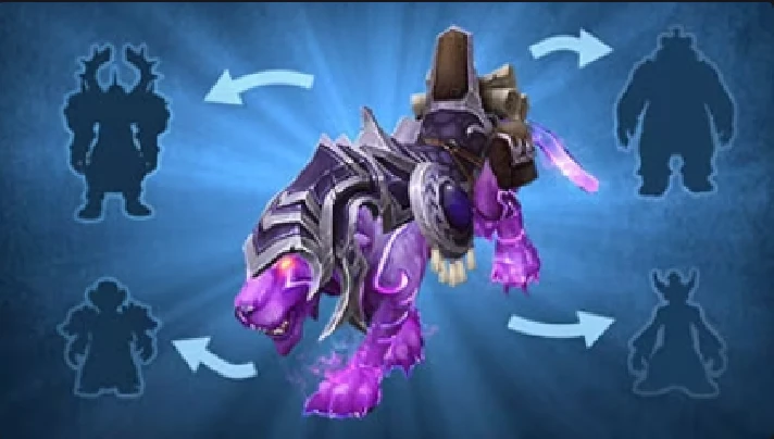 WoW In-game Mount: Mystic Runesaber [RU/EU]