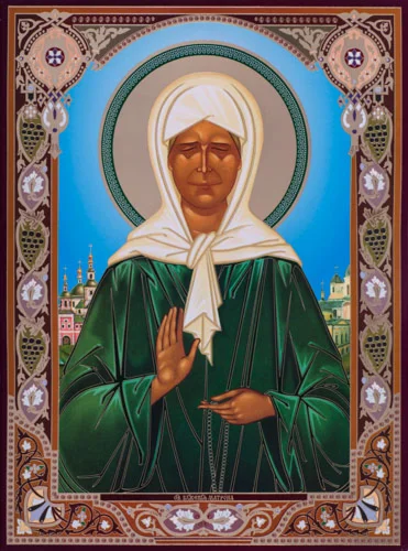 Матрона Московская, блаж_017(74х100см)