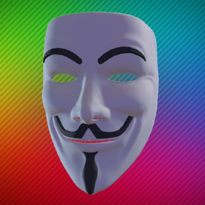 Маска Гай Фокс FaceRig Персонаж