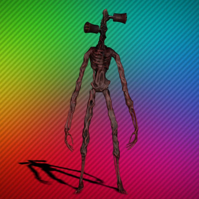 Сиреноголовый - видео на прозрачном фоне