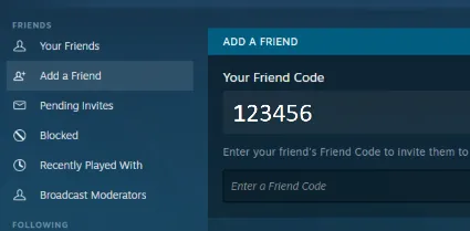 6 digit ACCOUNT ID (DOTA ID) Friends code 6dig 2003 +OE