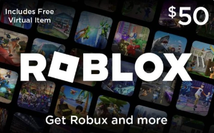 🟡ROBLOX GIFT CARD🟡50$ ROBUX USA🇺🇸AUTO DELIVERY 24/7