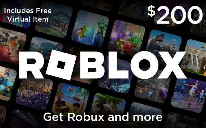 🟡ROBLOX GIFT CARD 200$ ROBUX USA🇺🇸AUTO DELIVERY 24/7