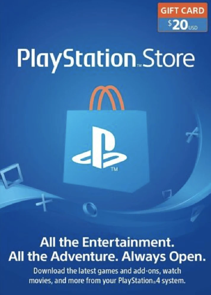 🔥Playstation Network PSN🔥 Gift Card 20$ - USA Fast