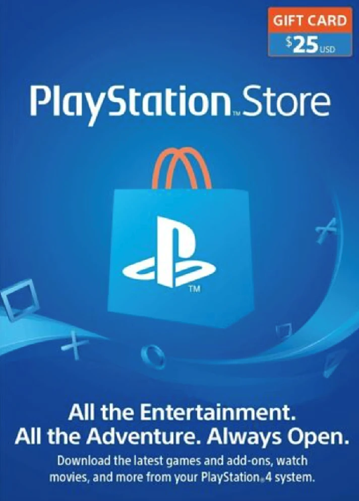 🔥Playstation Network PSN🔥 Gift Card 25$ - USA Fast