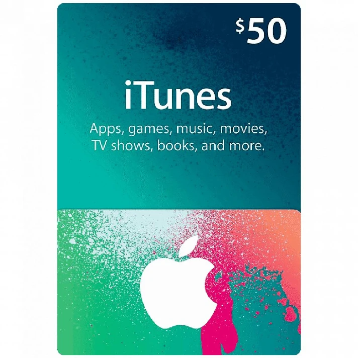 🍏 App Store & iTunes Gift Card 50 USD (USA)🇺🇸