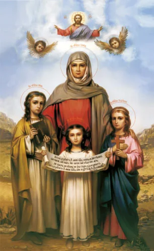 Вера, Надежда, Любовь и мать их София, мцц_004(54х89см)