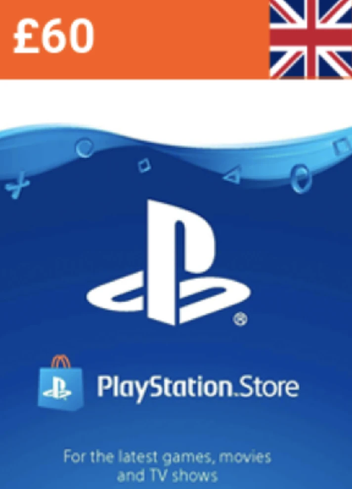 ✅Playstation Network PSN✅ Gift Card 60 GBP - UK Fast